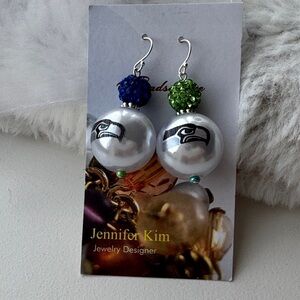 Seattle Seahawks Fan Earring